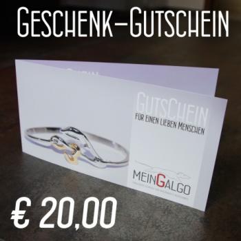 Geschenk-Gutschein: 20 Euro