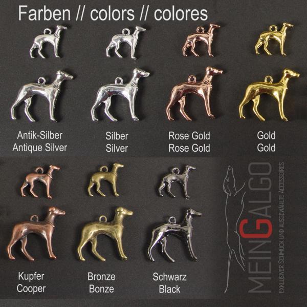Windhund "W3 - 19mm" (10 Stück - 8 Farben)