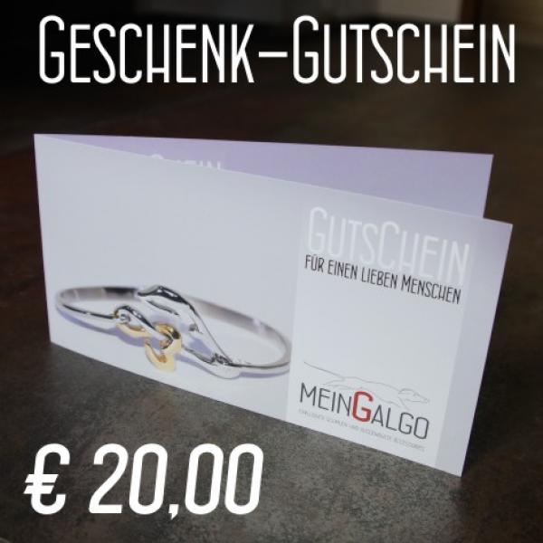 Geschenk-Gutschein: 20 Euro